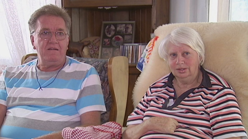 David Henderson and his wife Leslie, who suffered a stroke in 2004.
