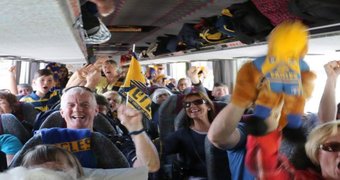 West Coast Eagles fans travel for AFL grand finals