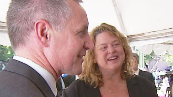 Jay Weatherill with Nat Cook