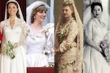 Four wedding dresses