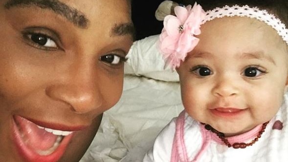 Serena Williams and baby