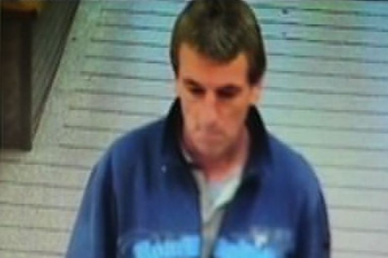 Police photo of a person of interest after a stabbing at Blaxland in the Blue Mountains