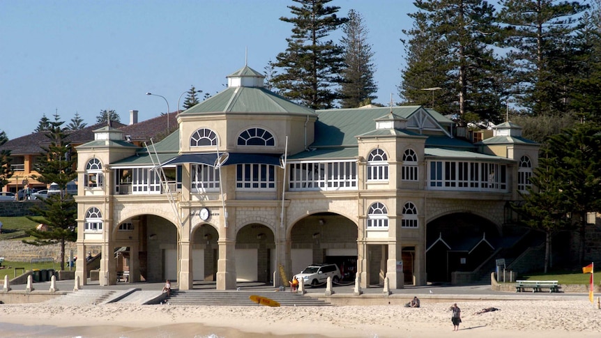 The surf club at Cottesloe Beach