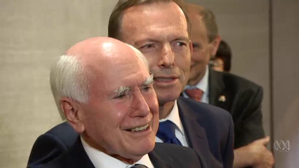 John Howard and Tony Abbott