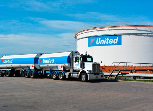 A United Petroleum tanker