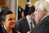 Jacqui Lambie and Clive Palmer