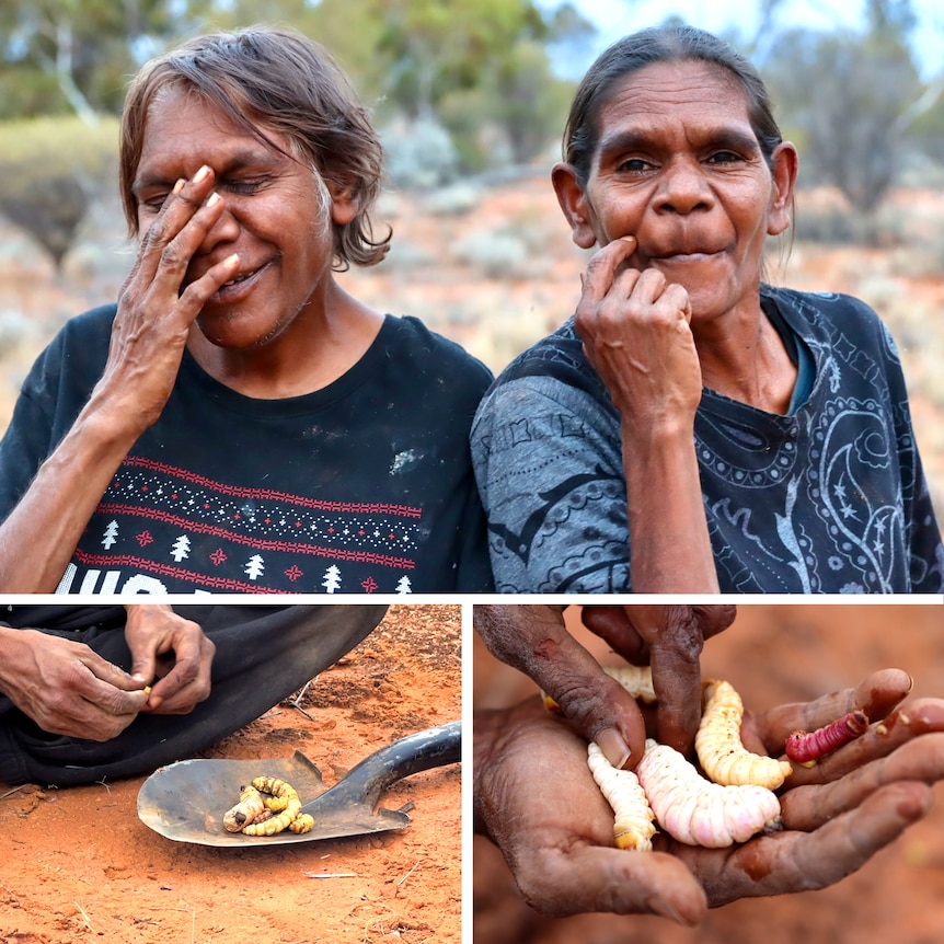 The two women laugh in one photo, the maku are pictured in someone's hand and on the ground