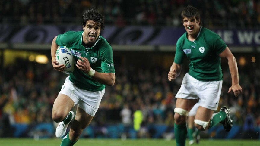Murray in action for Ireland