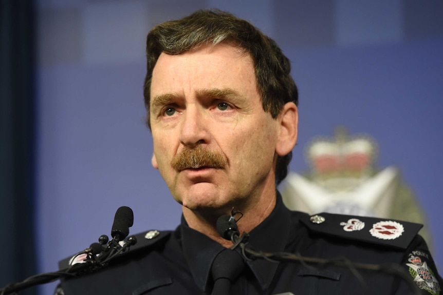 Former Victoria Police Acting Chief Commissioner Tim Cartwright in 2015.