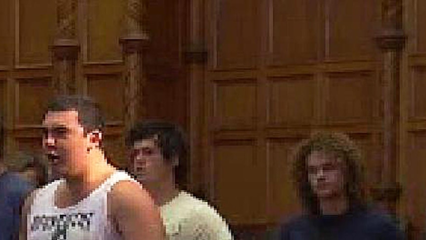 A haka is danced by Christchurch students who will attend Adelaide University