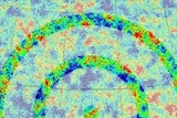 Image of the cosmic background radiation