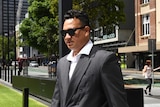 Phillip Pama arrives at the Supreme Court in Brisbane