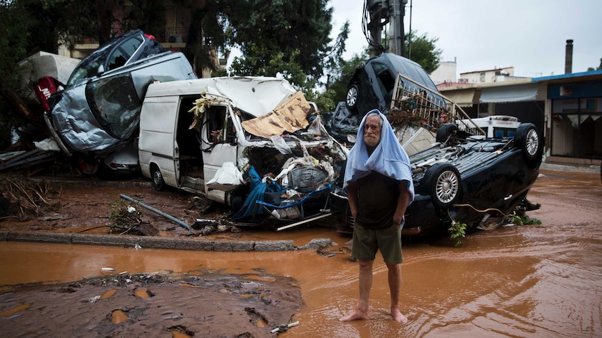 Flash floods leave at least five dead in Greece (Photo: AP/Petros Giannakouris)
