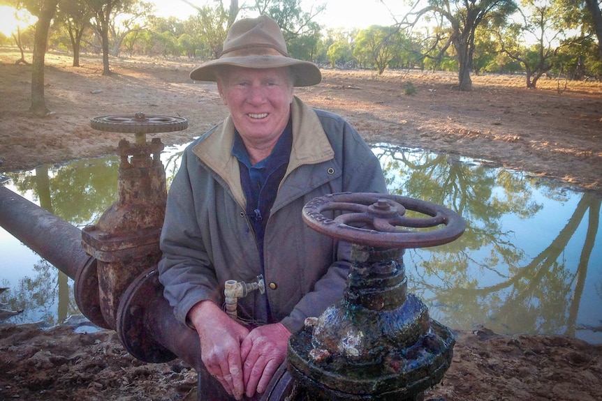 Farmer Pete Lucas is calling on the Federal Government to finish repairing bores, including one on his property Cliffdale.