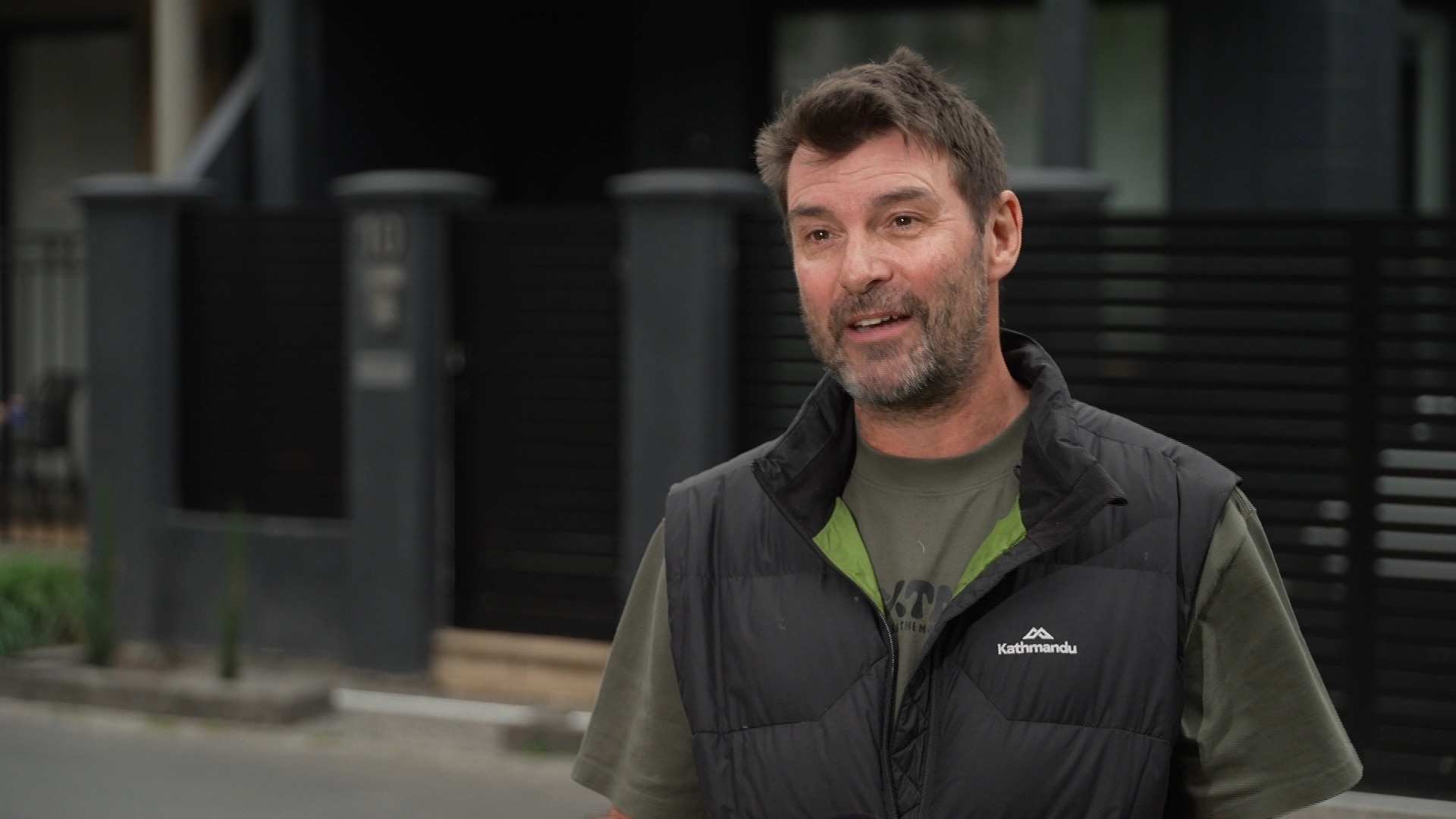 Steve Whittington outside his home in South Yarra