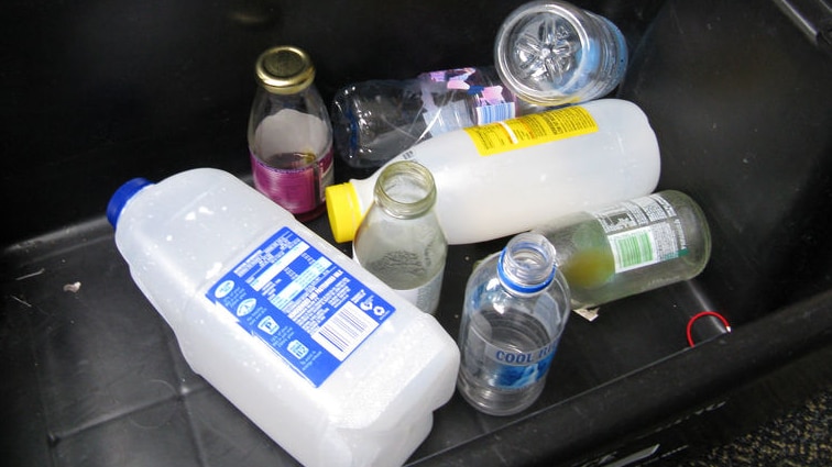 Drink containers suitable for recycling
