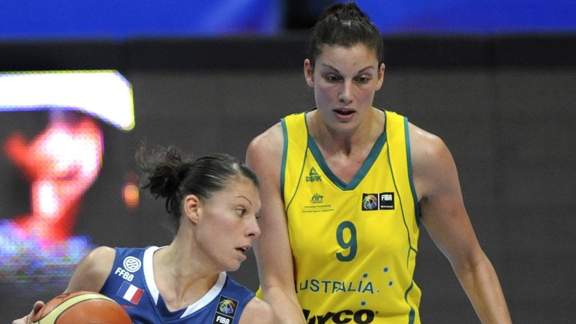 The Opals met France in the group stage, beating them by 10 points