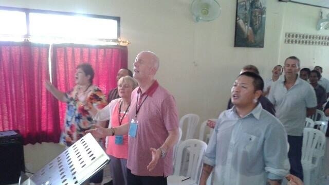 Andrew Chan in prayer group