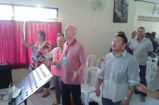 Andrew Chan in prayer group