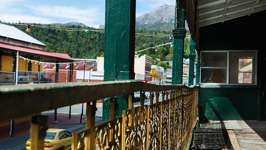 Hunters Hotel balcony