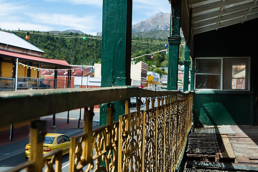 Hunters Hotel balcony