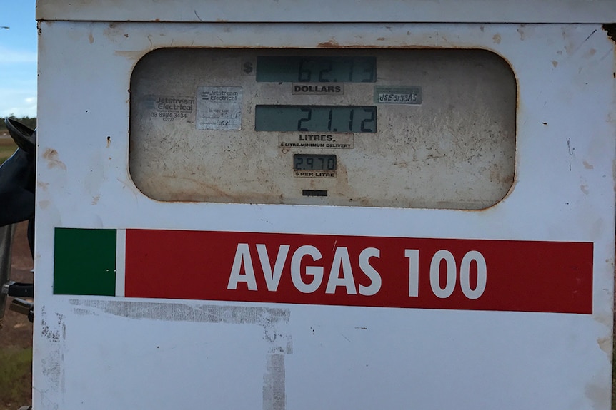 An avgas bowser