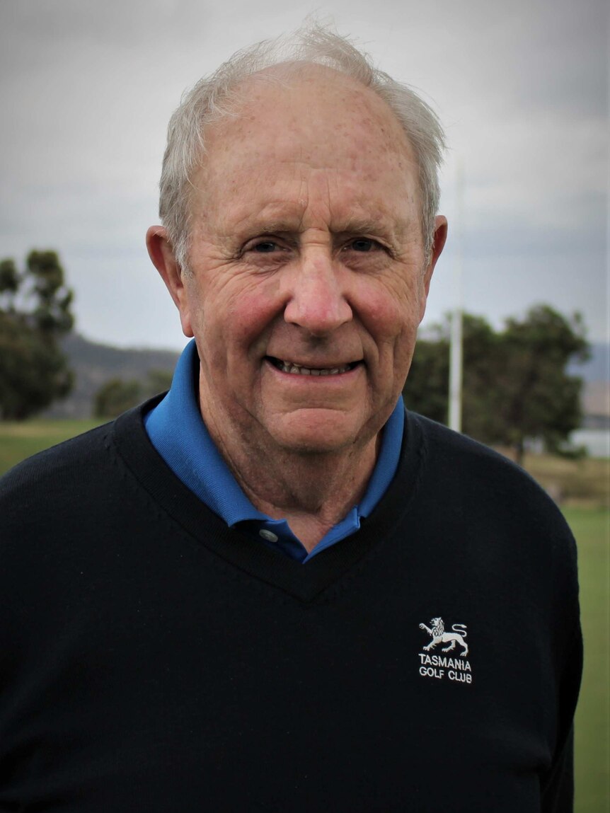 Hobart golfer Albie Francis portrait photo.