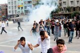 Riot police use tear gas to disperse demonstrators in Turkey