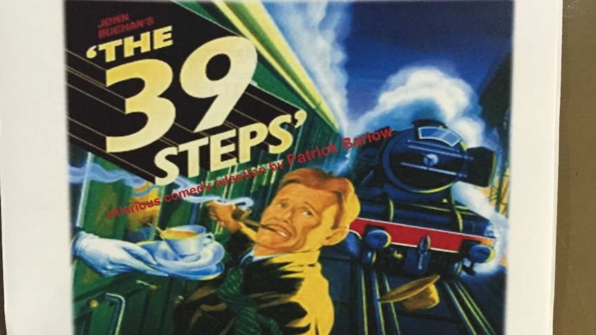 Theatre flyer of play 39 Steps.
