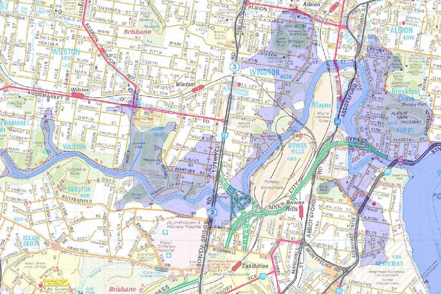 Flooding map