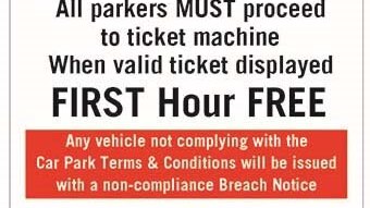 Sign used at Secure Parking sites that set the rules of the carpark.