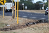 Remnants of the fatal crash in Capel are still visible