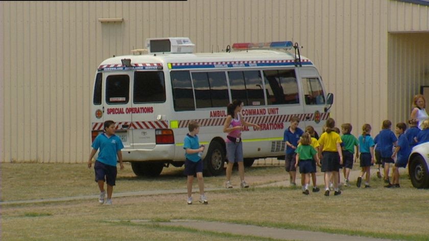 The school was evacuated yesterday after 30 other children then started complaining of headaches, nausea and dizziness.