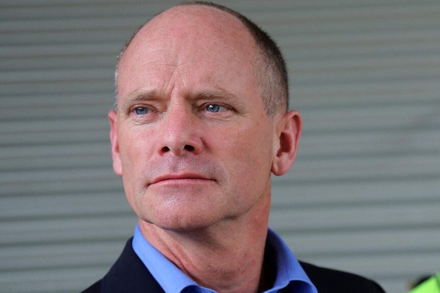 Premier Campbell Newman on the campaign trail, Sunday Jan 11.
