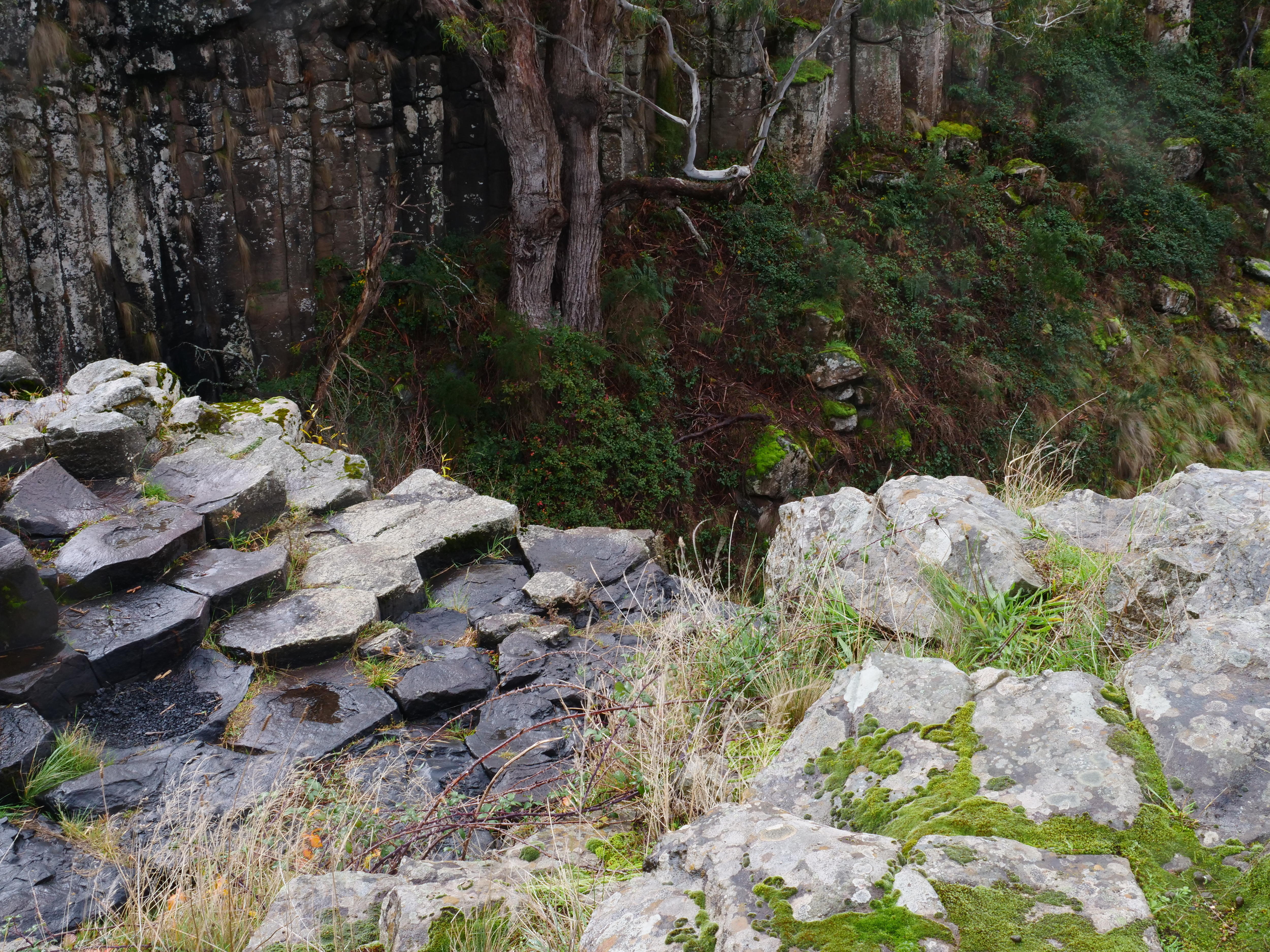 A granite cliff face