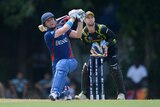 Luke Wright scored 35 in England's T20 win over Australia in Colombo.