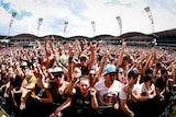 Music fans at Gold Coast Big Day Out