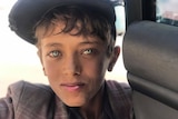 A Yemeni boy, Mohammad, with the striking blue eyes.