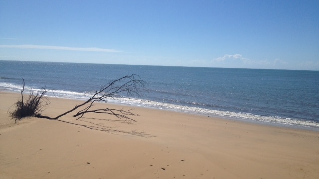 Rules Beach at Baffle Creek, north of Bundaberg in southern Qld in April 2013