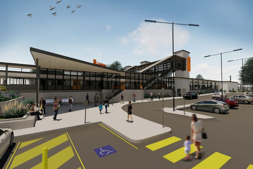 Design of new train station.