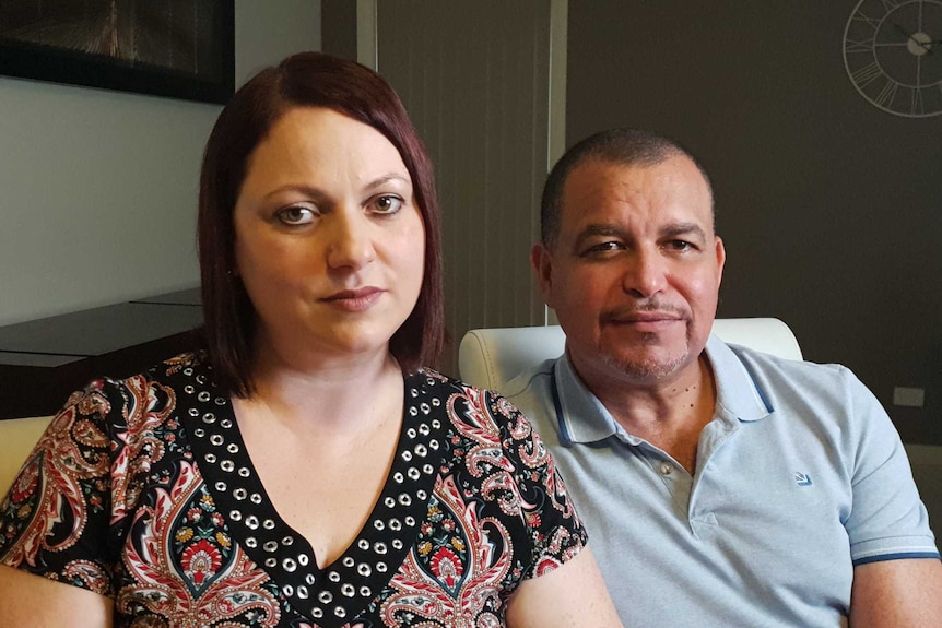 Marianna and Gerard Kinsey in their living room