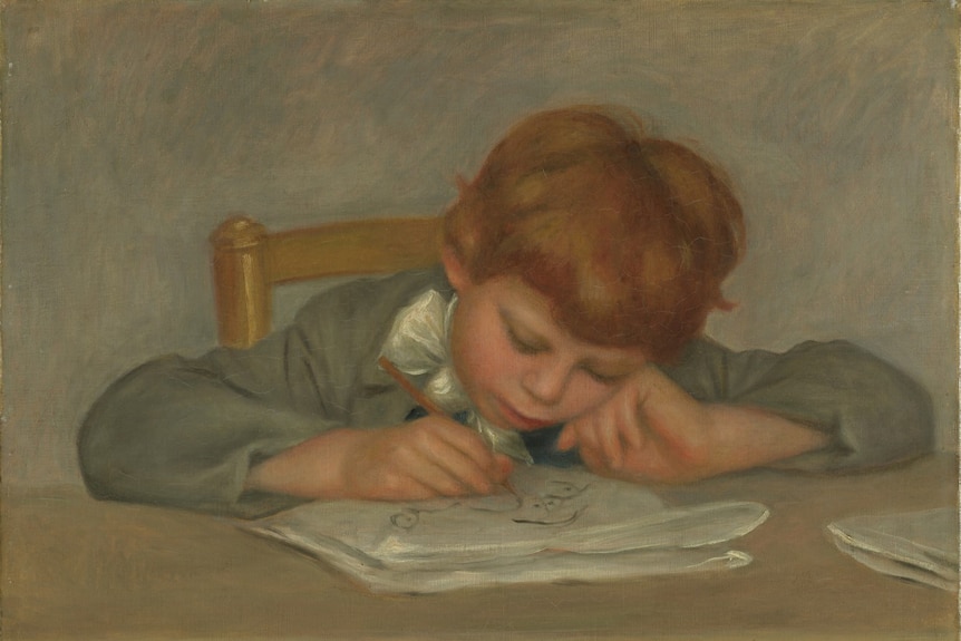 Renoir's The Artist's Son, Jean, Drawing