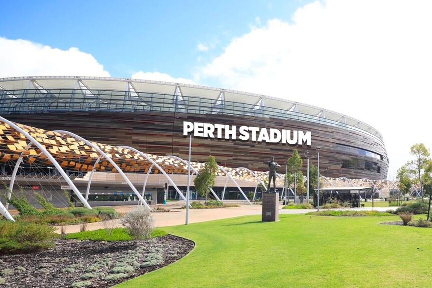 A concept of Perth Stadium branding its original name