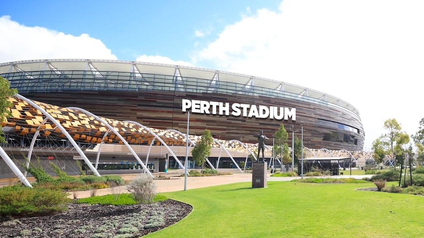 A concept of Perth Stadium branding its original name
