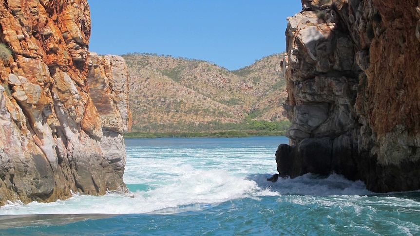 Horizontal falls in Kimberley