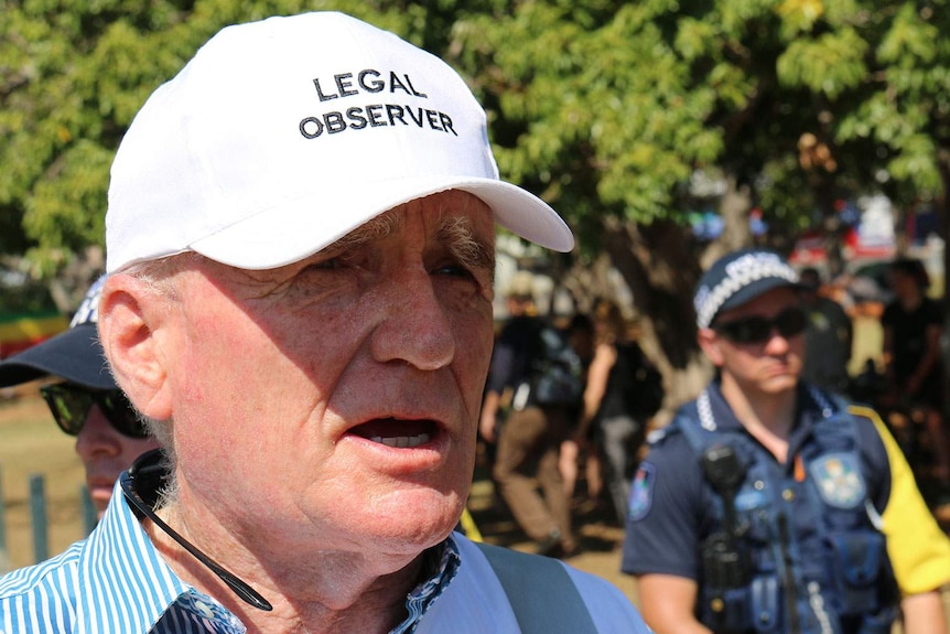 Legal observer Terry O'Gorman praised relations between police and anti-G20 protesters.