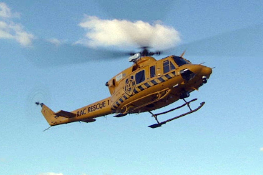 WA RAC rescue helicopter