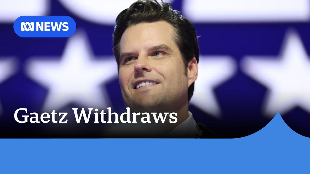 Matt Gaetz withdraws from contention for US attorney-general - ABC News