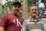 Zalmai Khatiz and his son Yama