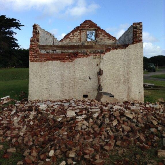 Woolnorth jail destroyed by winds